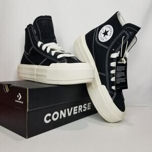 Converse CTAS Platform Cruise Hi Tops Brand New Women's 8.5  Black A04689C NWT
